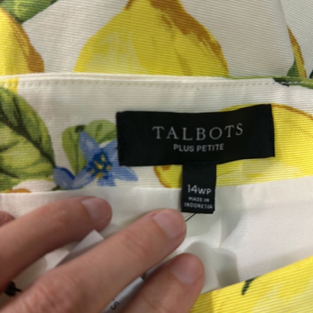 NWT Talbots Lemon Skirt - Picture 8 of 8
